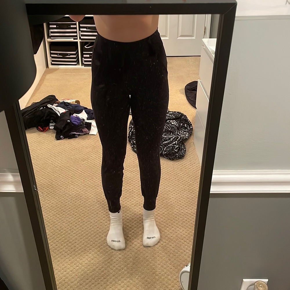 Black Lululemon joggers